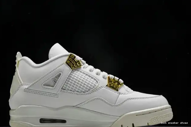 Reps LUCY Gold AQ9129-170 Metallic Retro 4 Jordan 0610